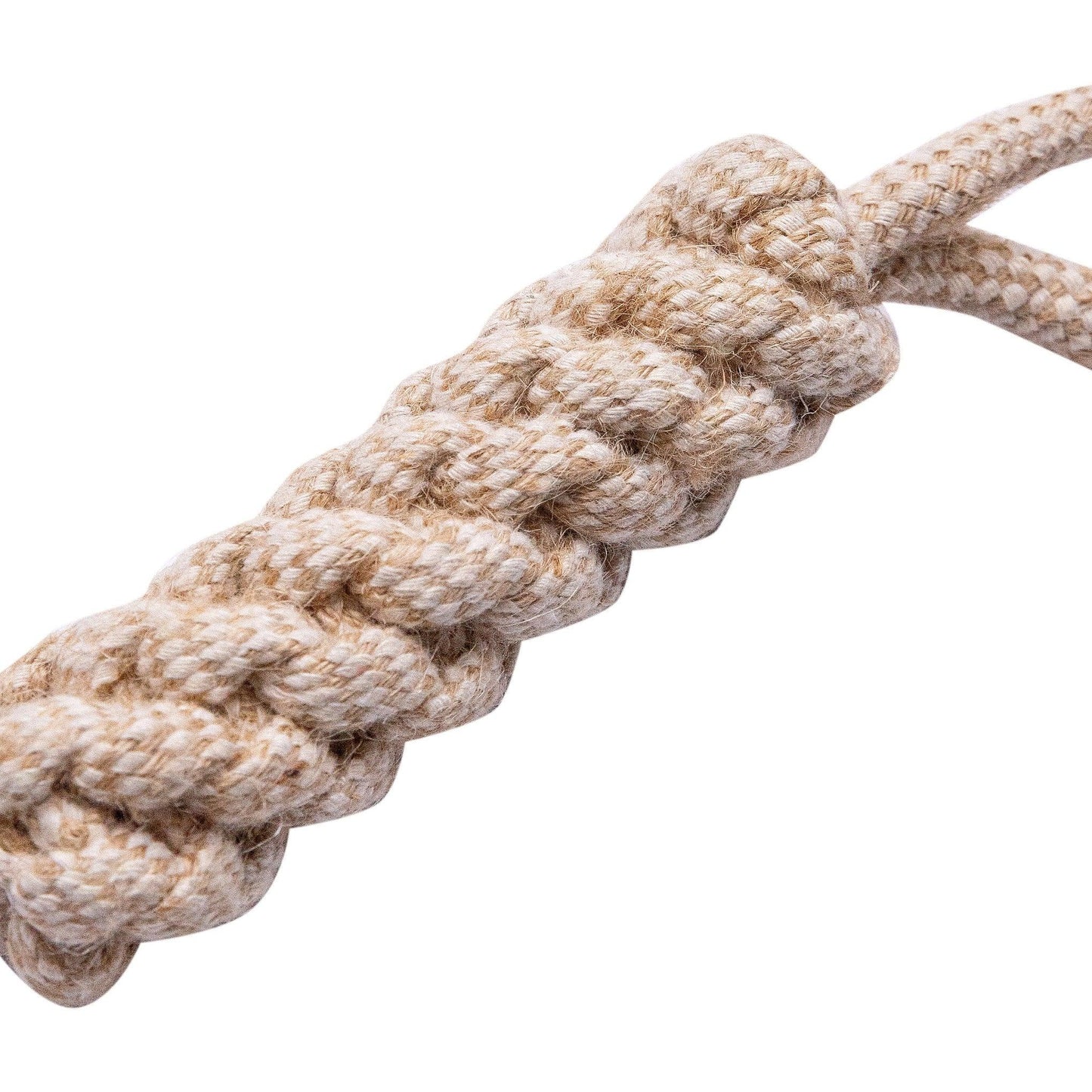 Close-Up of Rope Dummy Toy – Eco-Friendly and Durable Dog Chew Toy