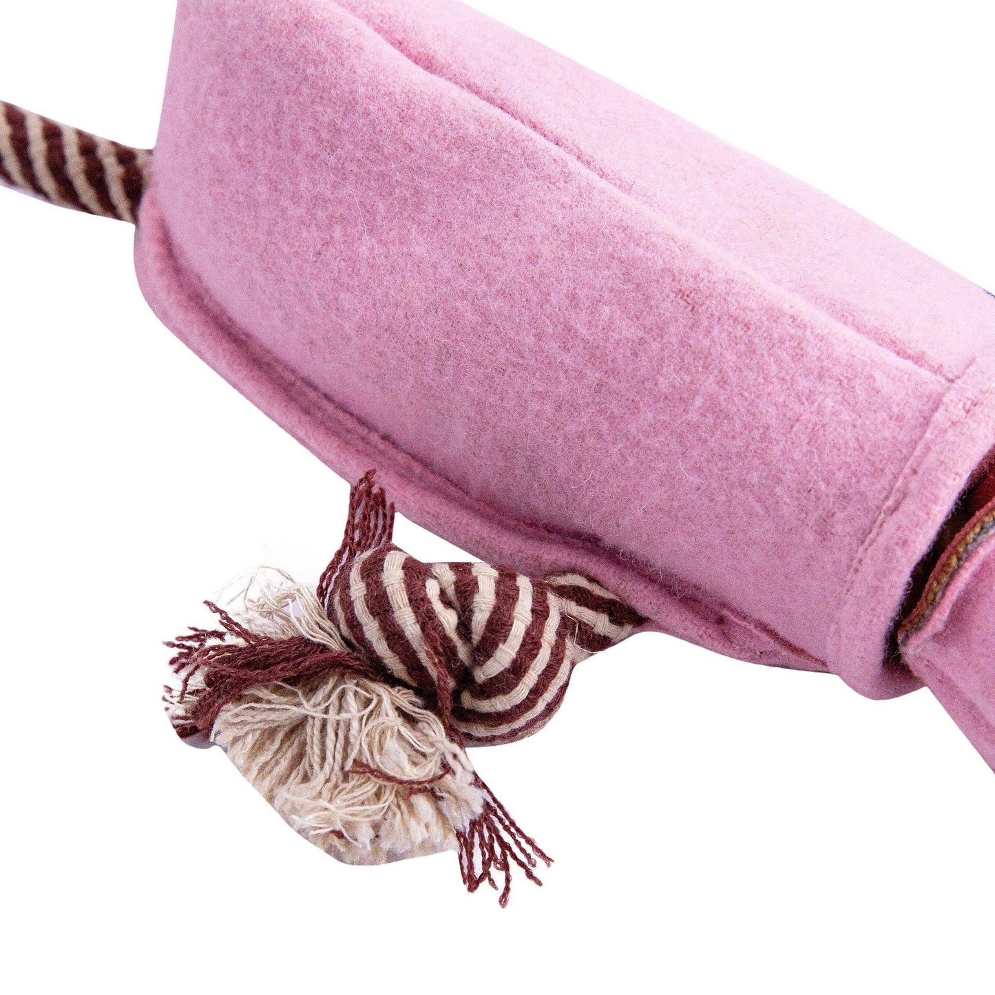 Mr. Piggles – Canvas and Rope Dog Toy for Safe, Natural Play