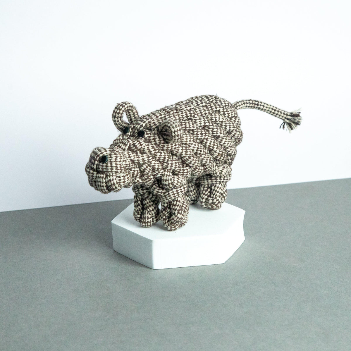 Ham the Hippo – Cute and Durable Braided Rope Dog Toy