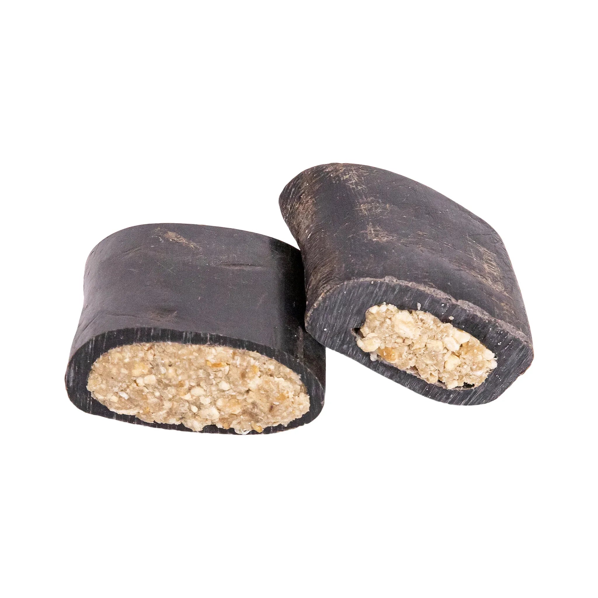 Close-Up of Peanut Butter Pocket – Crunchy High-Protein Dog Snack
