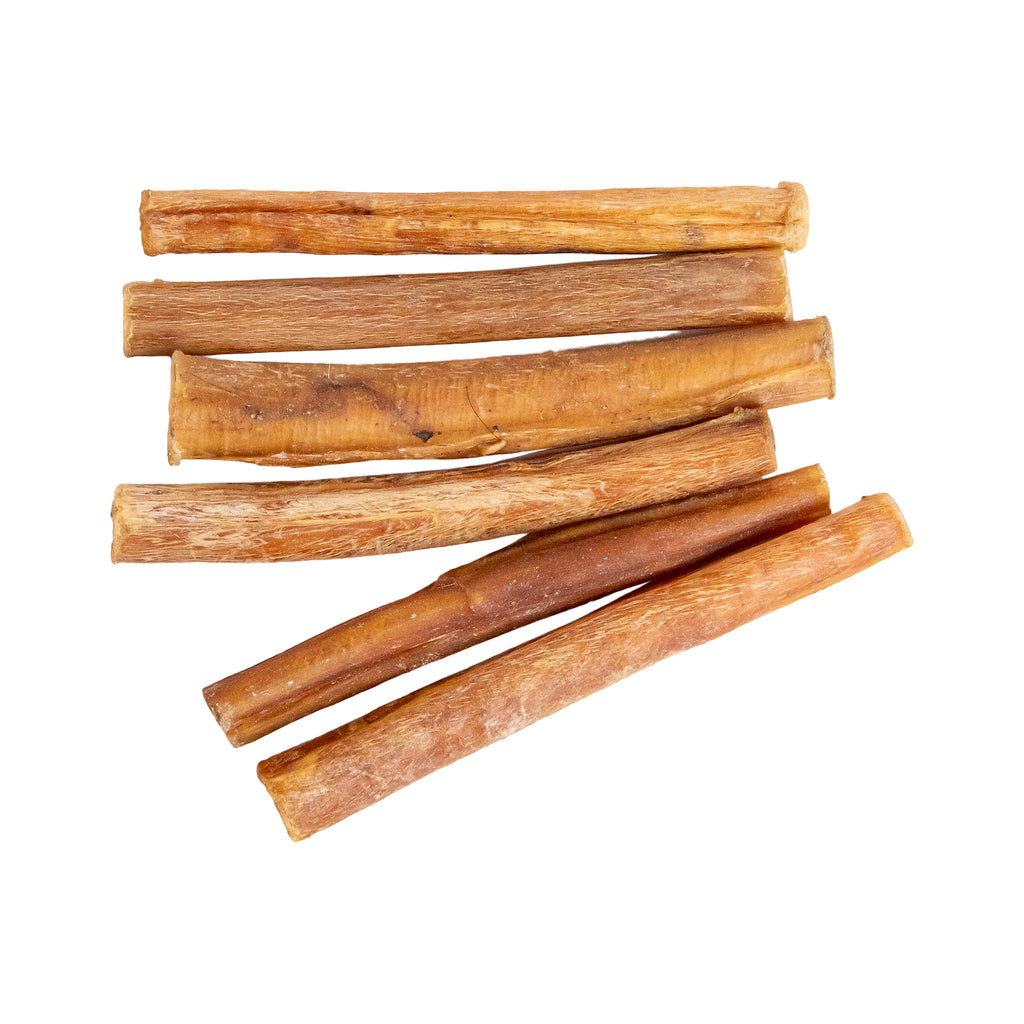 Bully Sticks in a Pile – Healthy Chews for Dog Dental Care