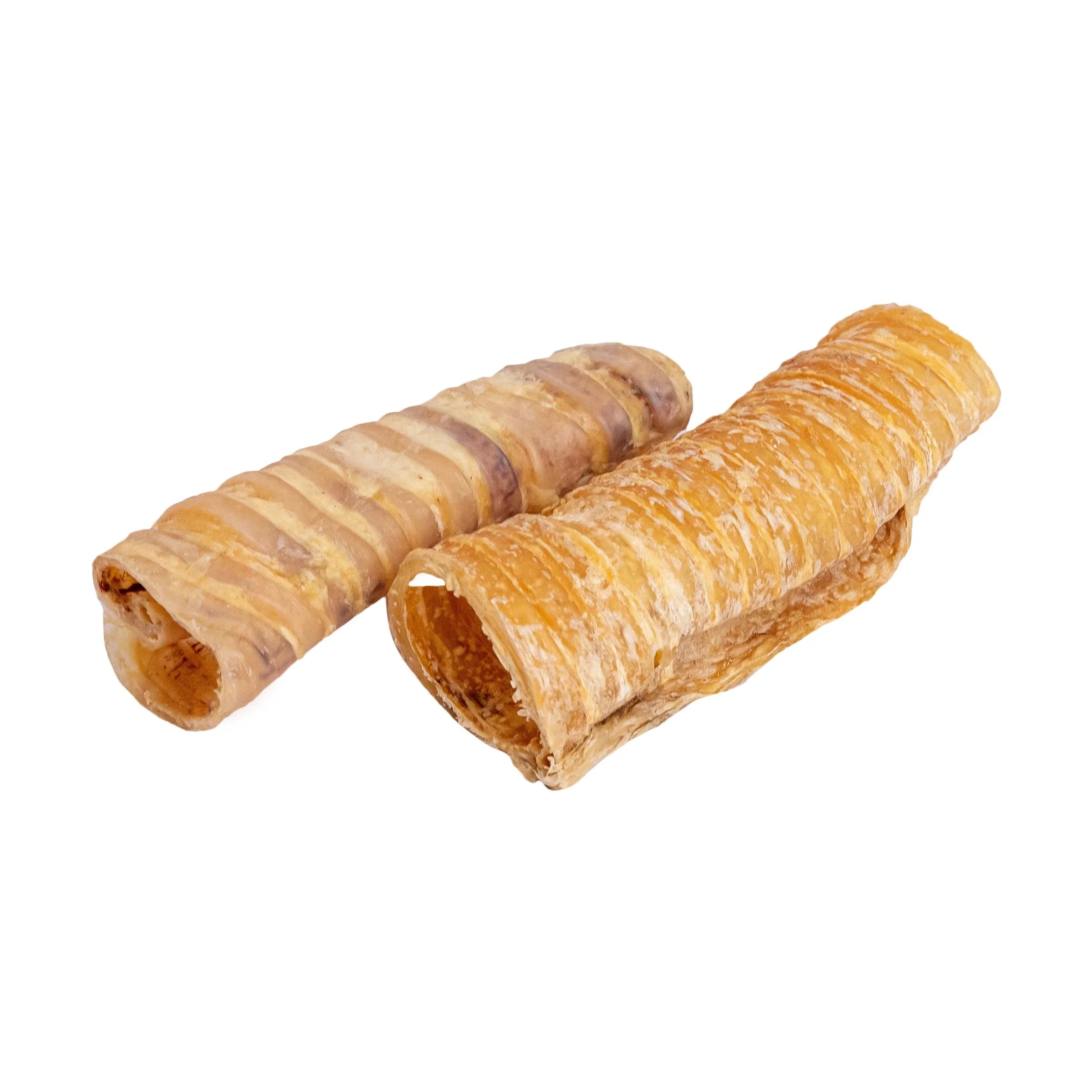 Close-Up of Circular Chomp Tube – Crunchy Natural Dog Treat