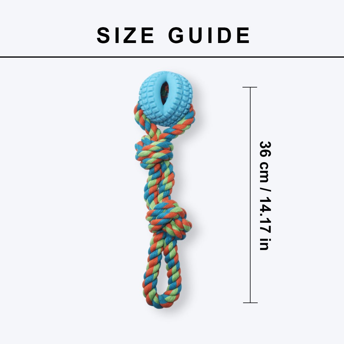 Rope Tire Dog Toy