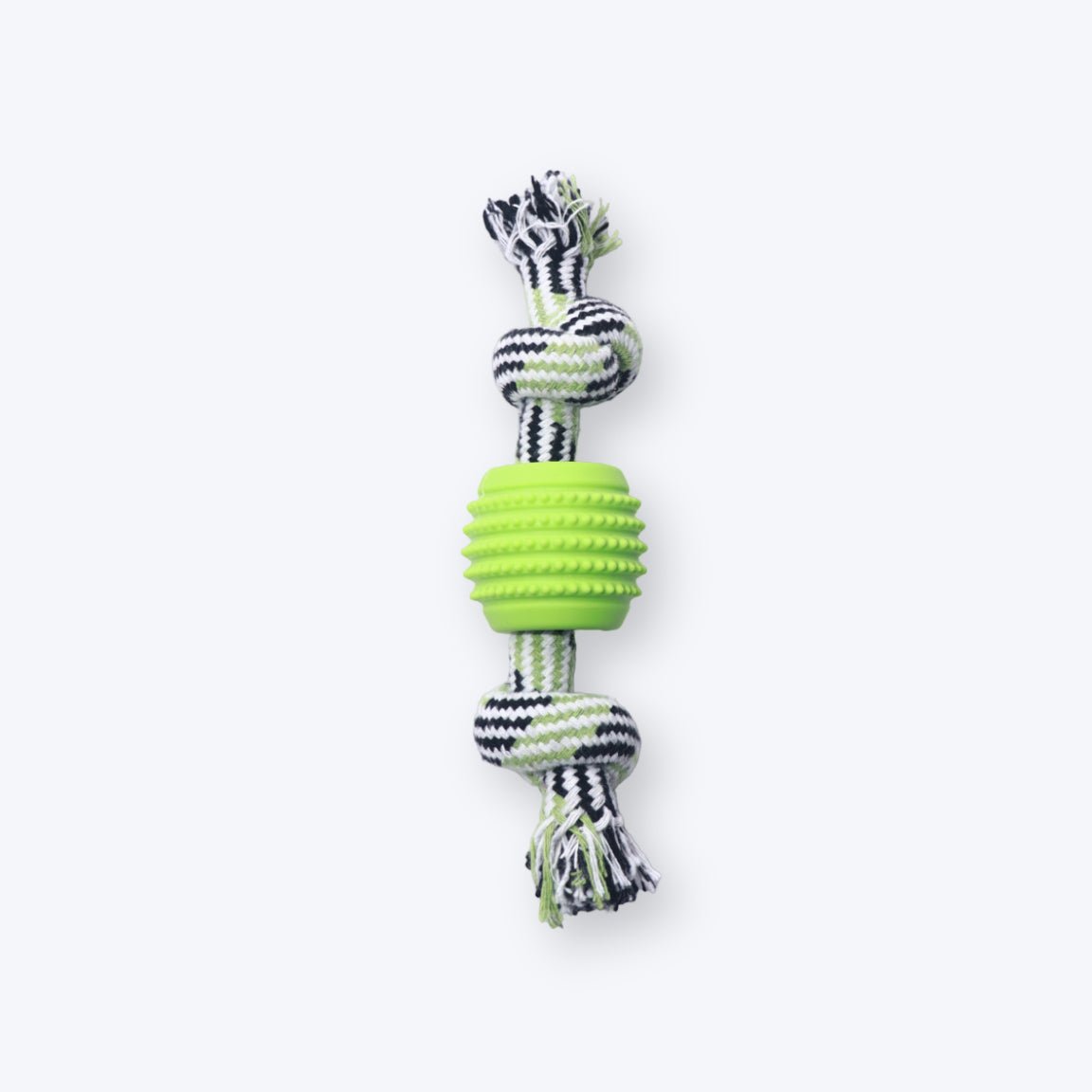 Rope Toy with Rubber Ball