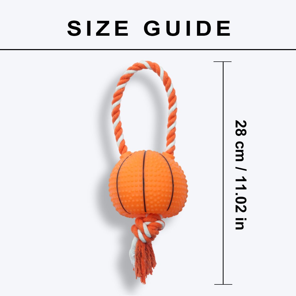 Basketball Tug Chew & Fetch