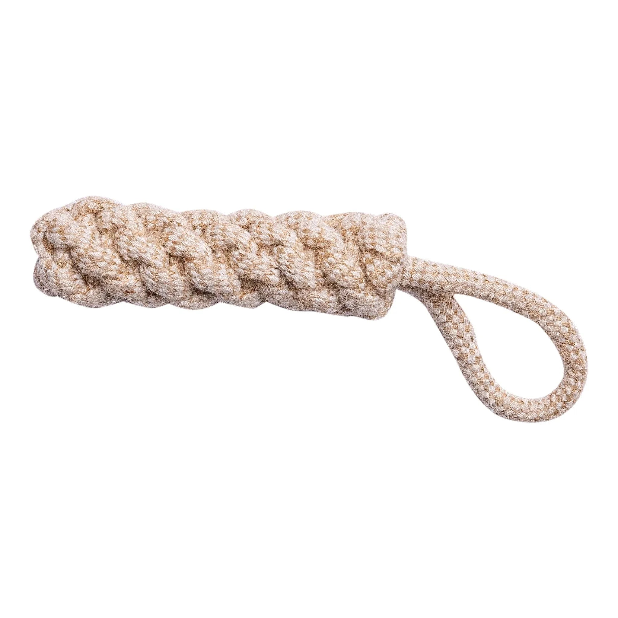 Close-Up of Rope Dummy Toy – Eco-Friendly and Durable Dog Chew Toy