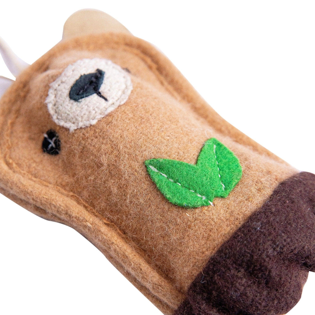 Fuzzy Bear Wooly Toy – Cuddly and Safe Dog Toy for Playtime
