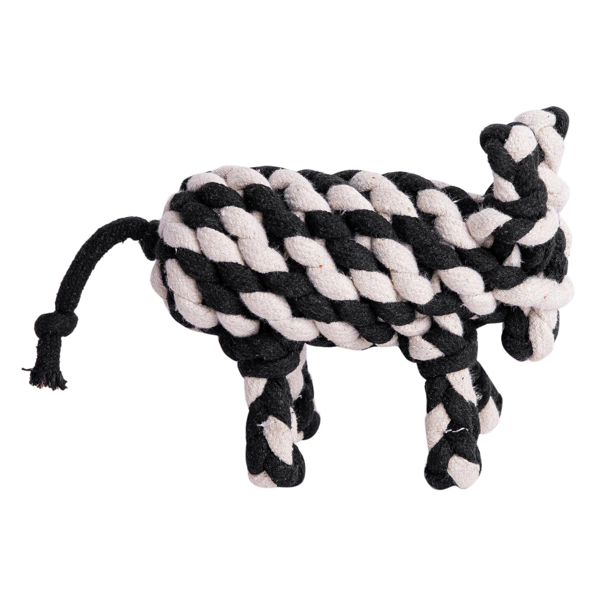 Miss Cookie the Cow – Plush Rope Toy for Cuddling and Light Chewing