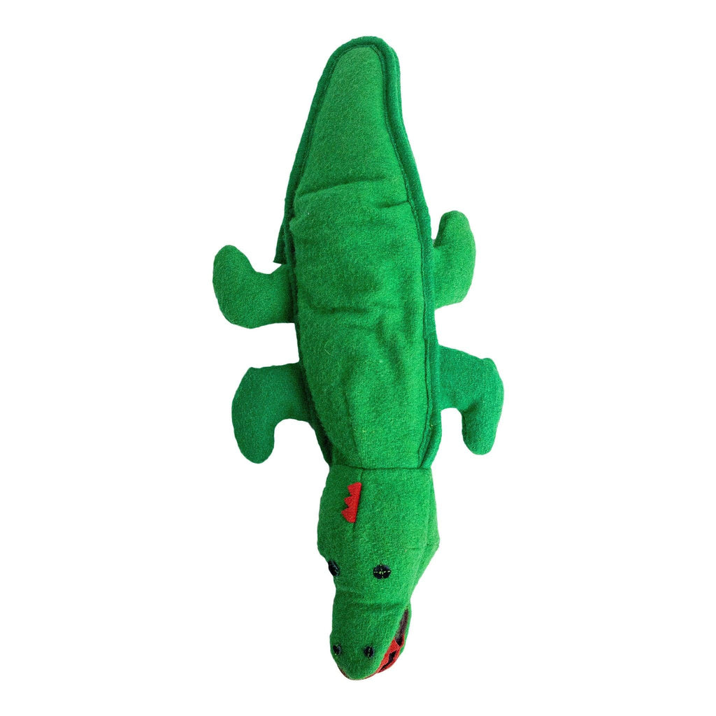 Wooly Crinkle Crocodile – Eco-Friendly Dog Toy for Playtime