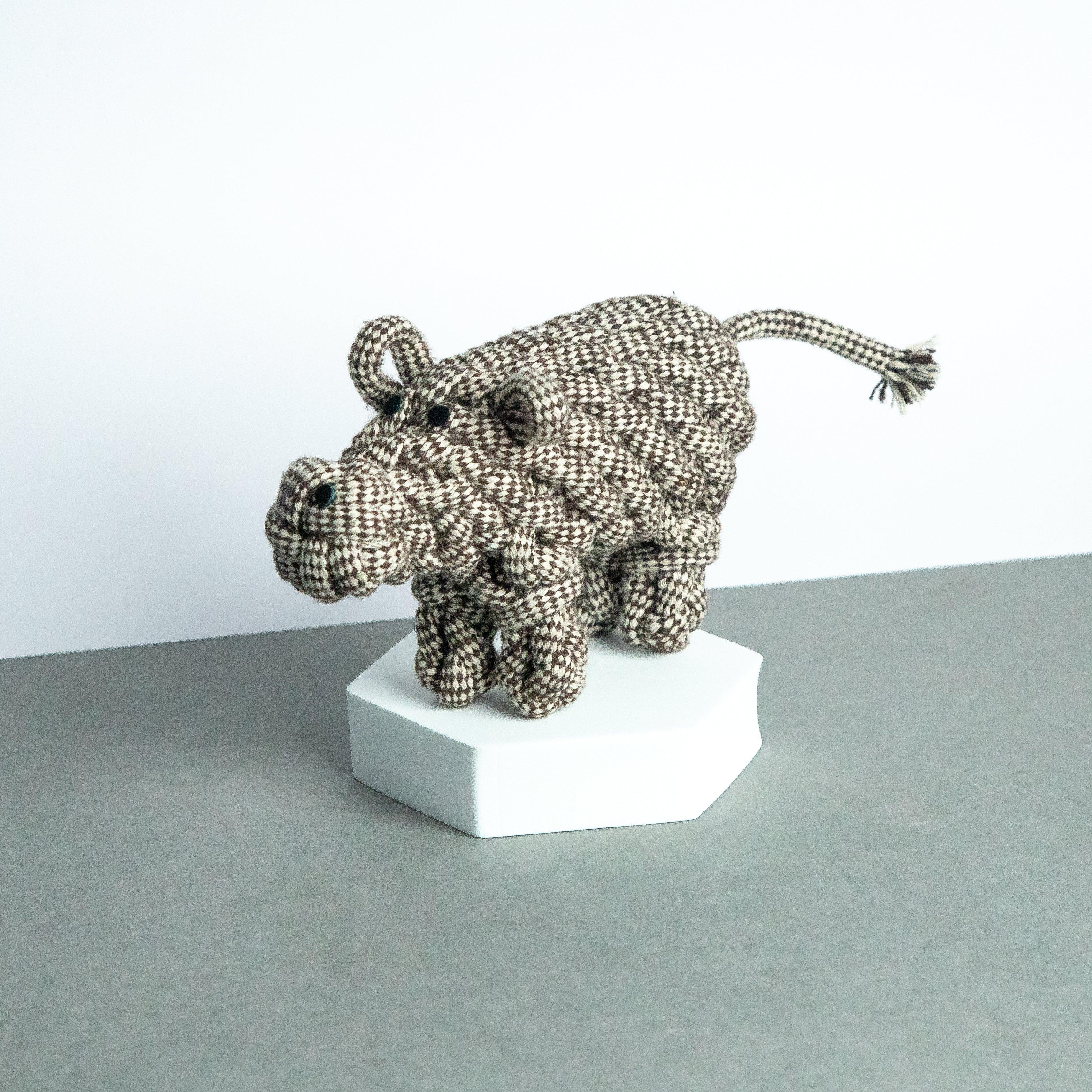 Ham the Hippo – Cute and Durable Braided Rope Dog Toy